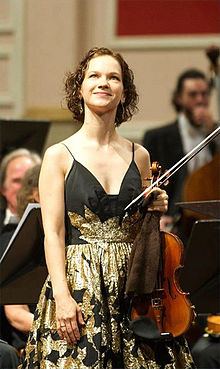 Picture of Hilary Hahn.